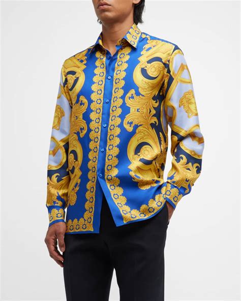 nordstrom versace mens shirt|1st copy Versace shirt men.